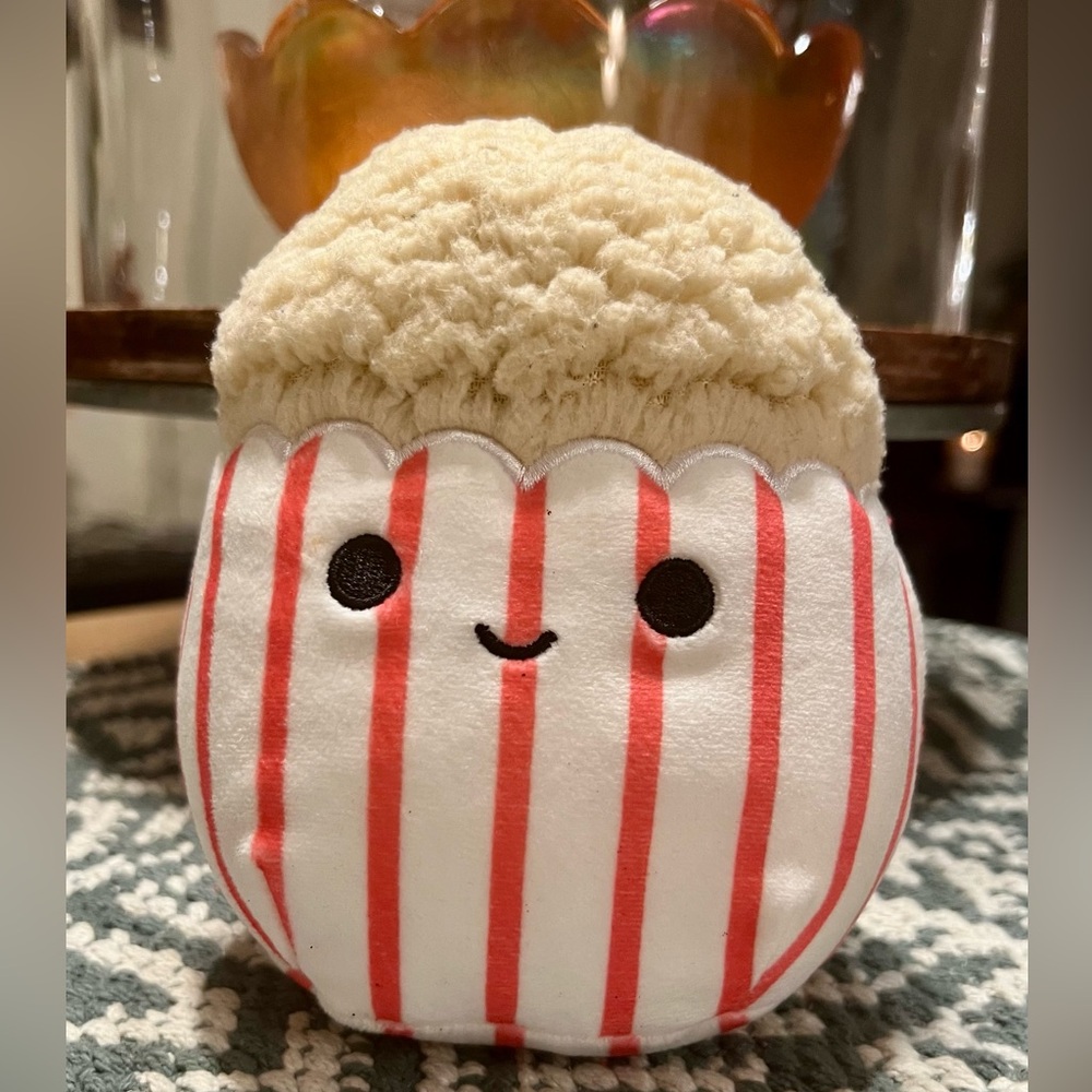 Squishmallows Holiday Popcorn Pillow - Red and White - Picture 2 of 14